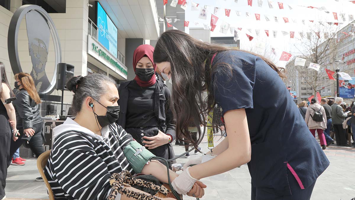 Çankayalılar Dünya Sağlık Günü'nü kutladı