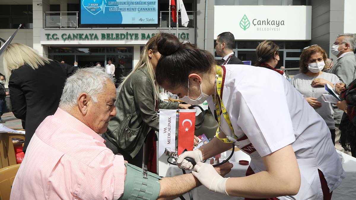 Çankayalılar Dünya Sağlık Günü'nü kutladı