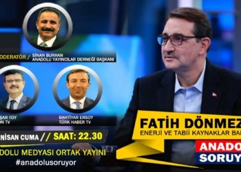 Fatih Dönmez Anadolu Soruyor'un konuğu olacak
