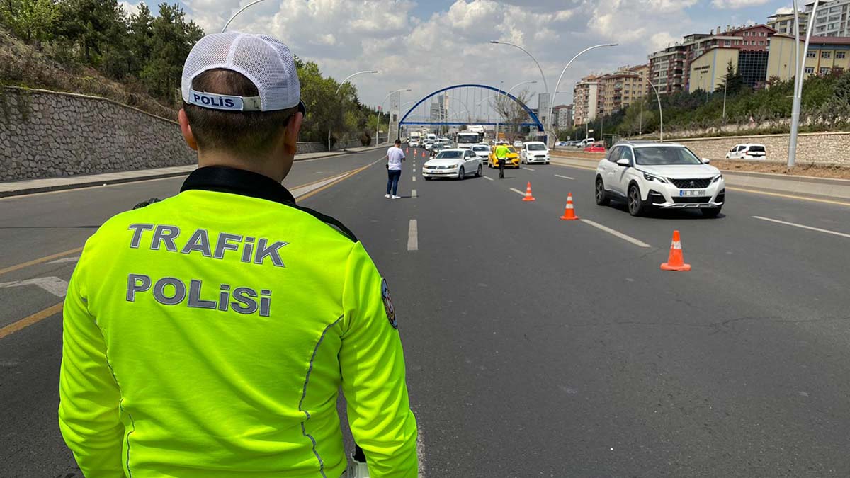 Ankara'da bayram öncesi trafik denetimi