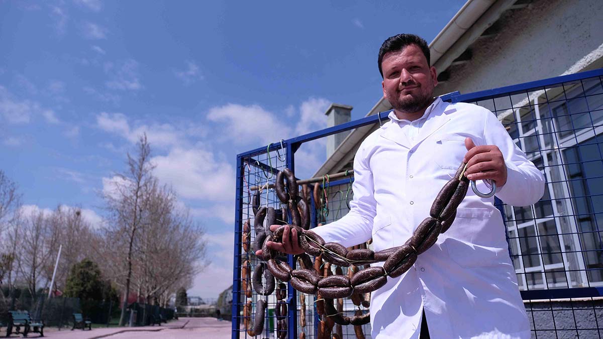 Atık yemeklerden köpek maması üretti