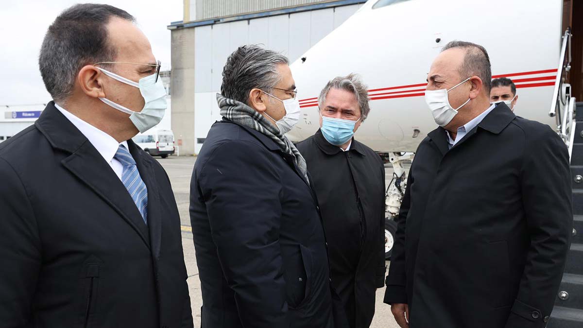 Bakan Çavuşoğlu Belçika’da