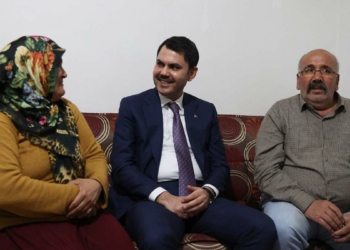 Bakan Kurum'dan Aydın ailesine destek