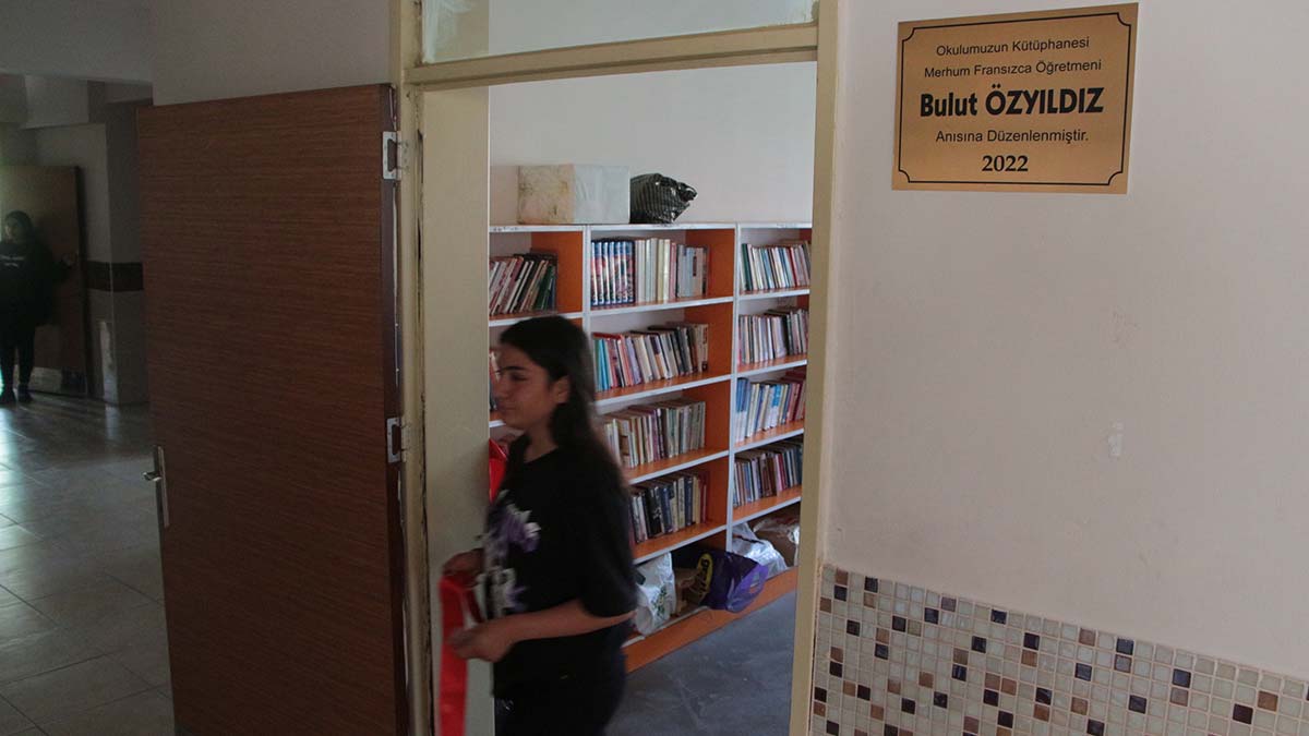 Bulut Öğretmenin ismi kütüphanede yaşatılacak