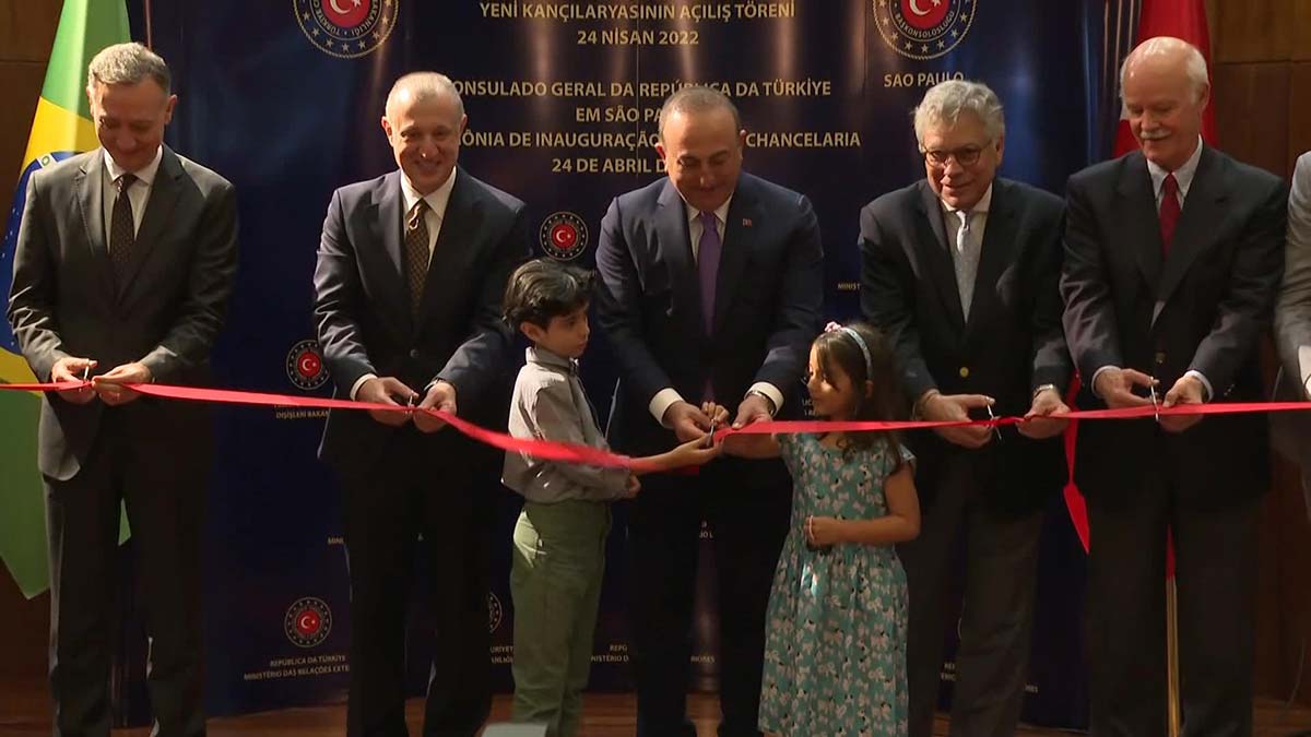 Çavuşoğlu, Sao Paulo Başkonsolosluğu açılışında