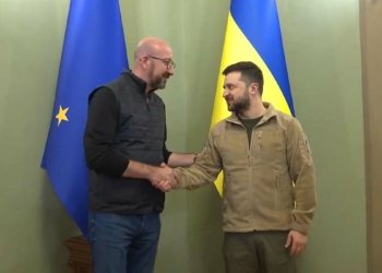 Charles Michel, Zelenski ile görüştü