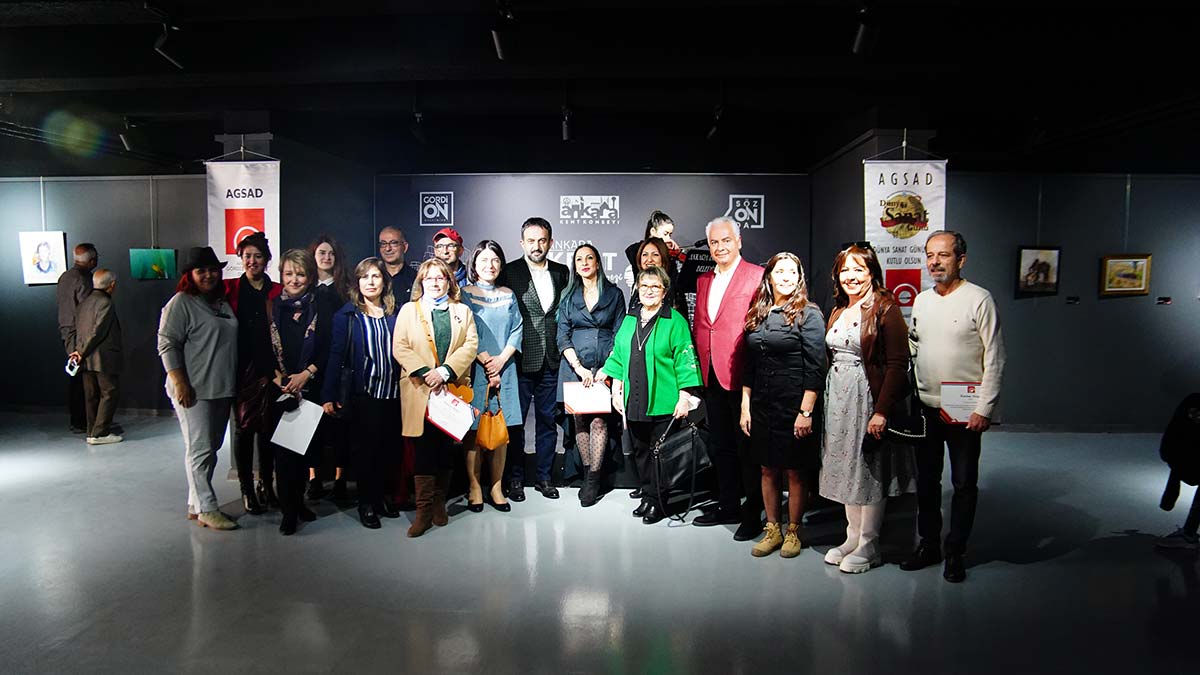 AGSAD karma resim sergisi açıldı