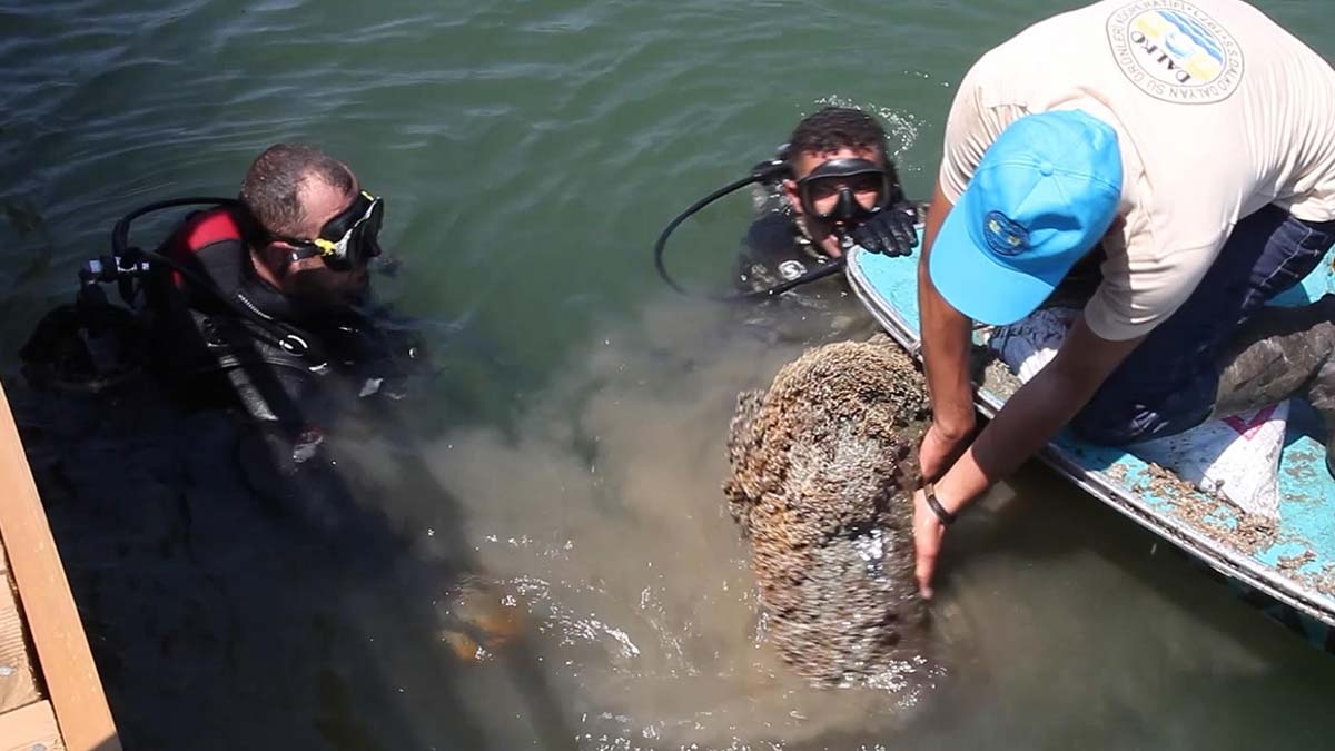 Dalyan Kanalı'ndan 10 ton atık çıkarıldı