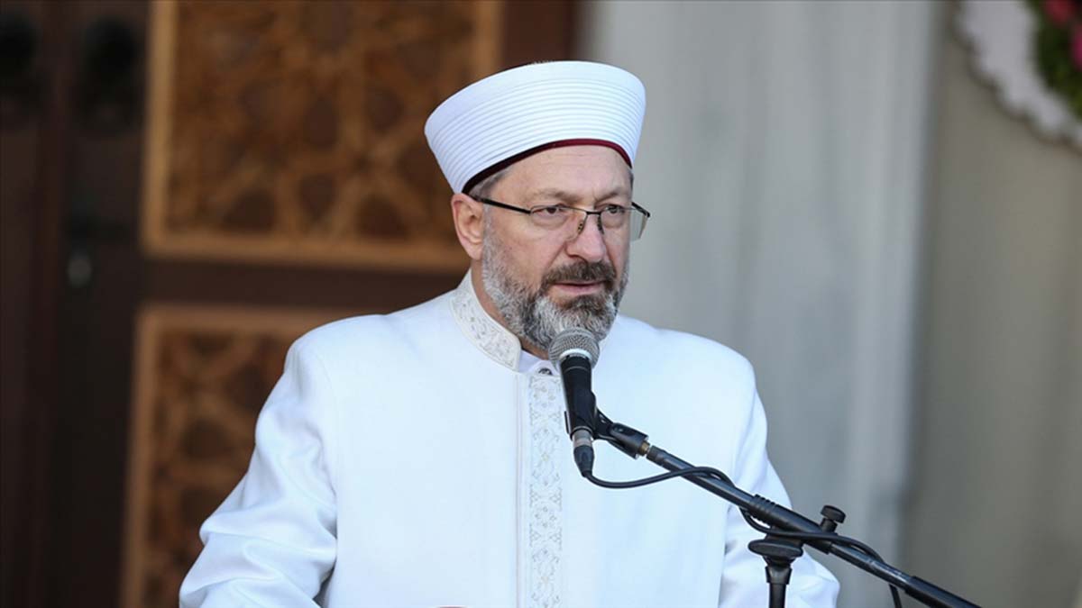 Diyanet İşleri Başkanı Erbaş’tan İsrail’e tepki