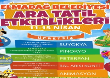 Elmadağ'dan çocuklara ara tatil hediyesi