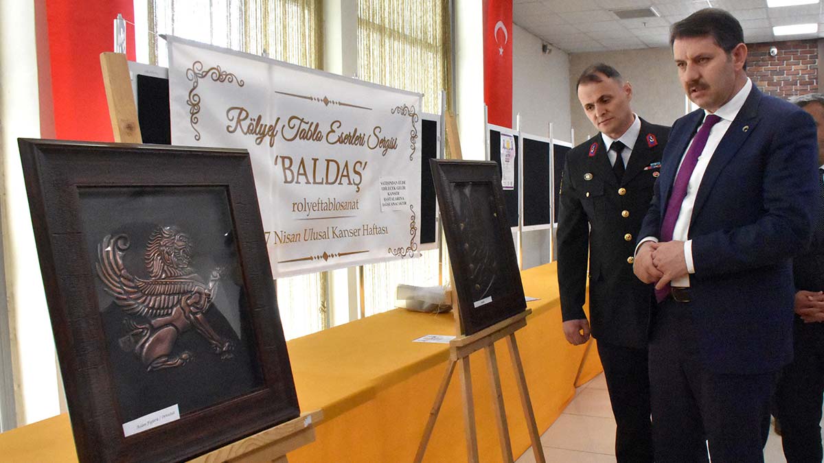 Eşi adına açtığı sergide ilk alıcı vali oldu