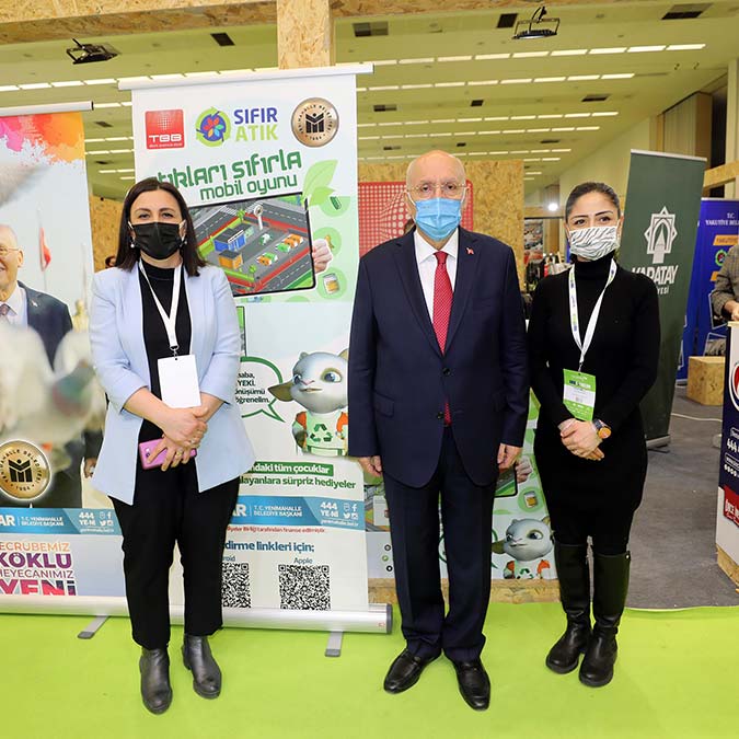 Fethi Yaşar EKO İklim fuarını gezdi