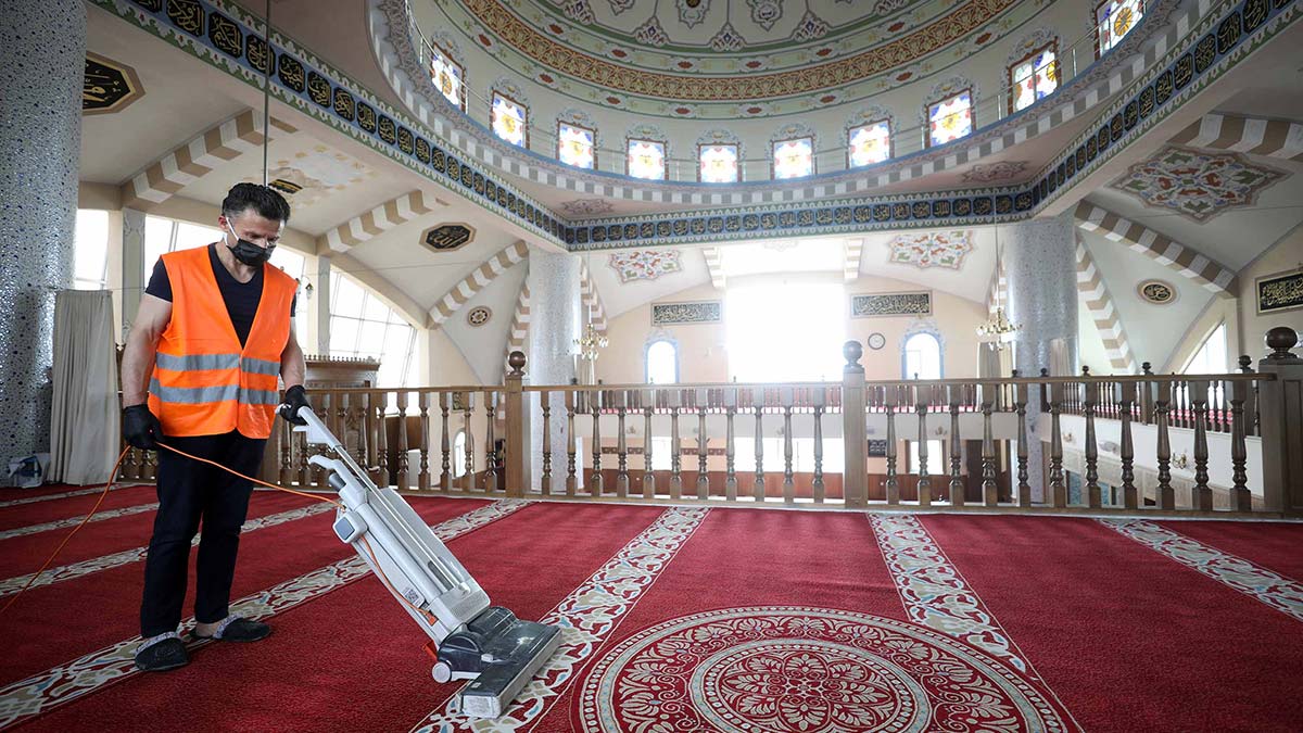 Yenimahalle'de bayram temizliği