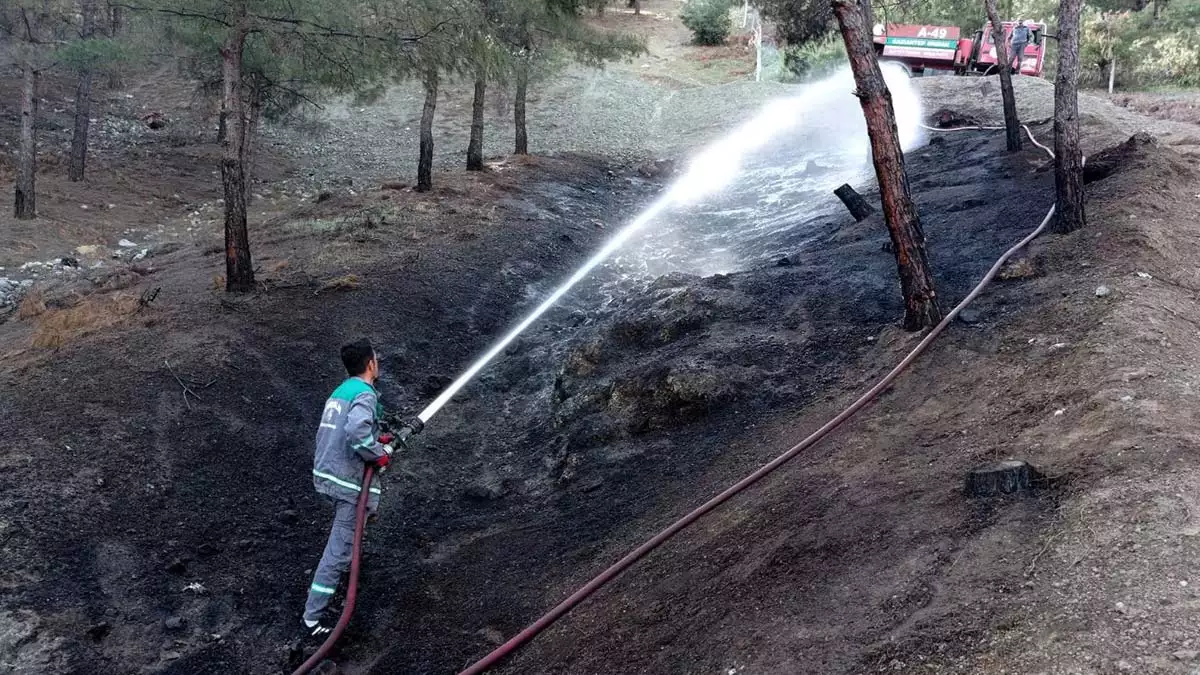 Gaziantep'te örtü yangını