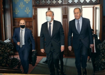 Guterres, Rusya Dışişleri Bakanı ile görüştü