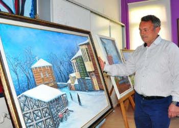 Hademe ressamın hayali sergi açmak