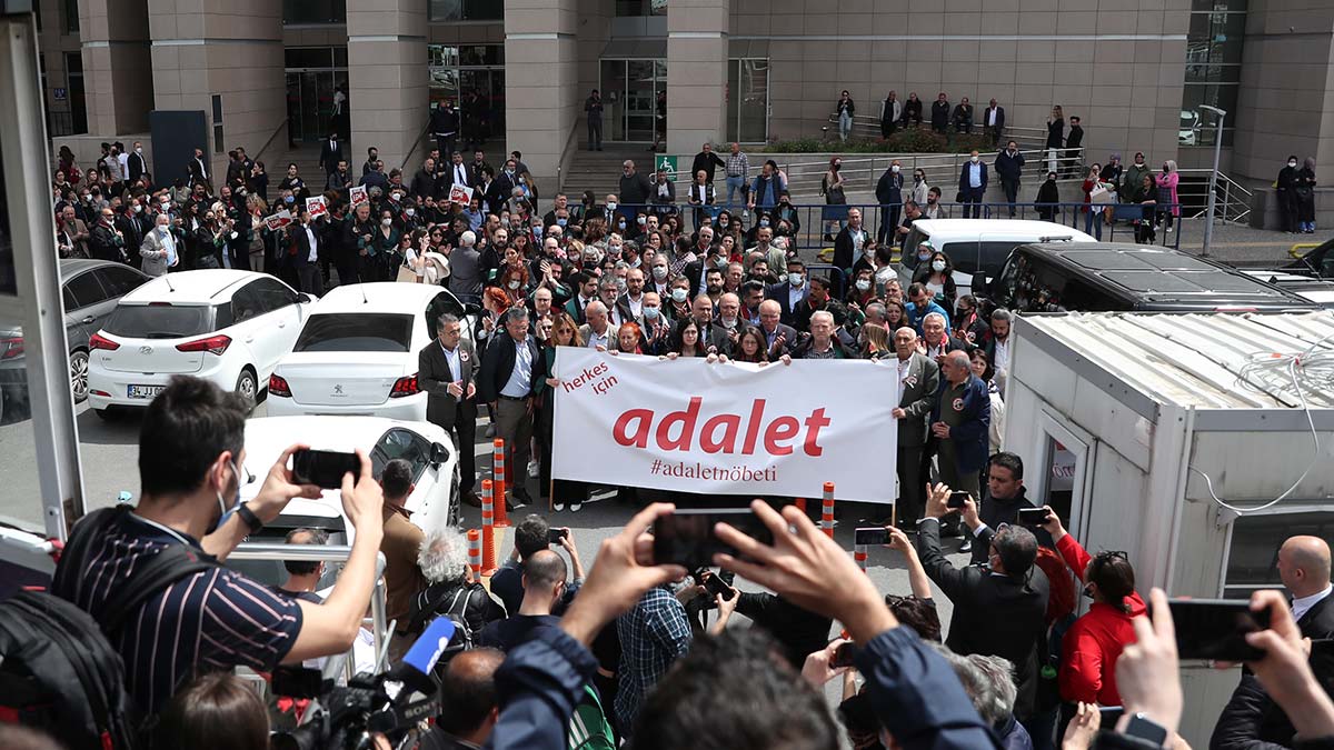 İstanbul'da Gezi Davası kararına protesto