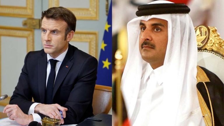 Macron’dan Katar Emiri Temim’e “Bundan memnun değiliz”