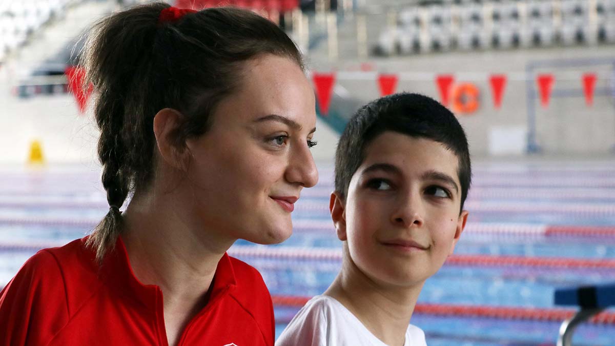 Kolları olmayan Baran, Sümeyye’nin izinde