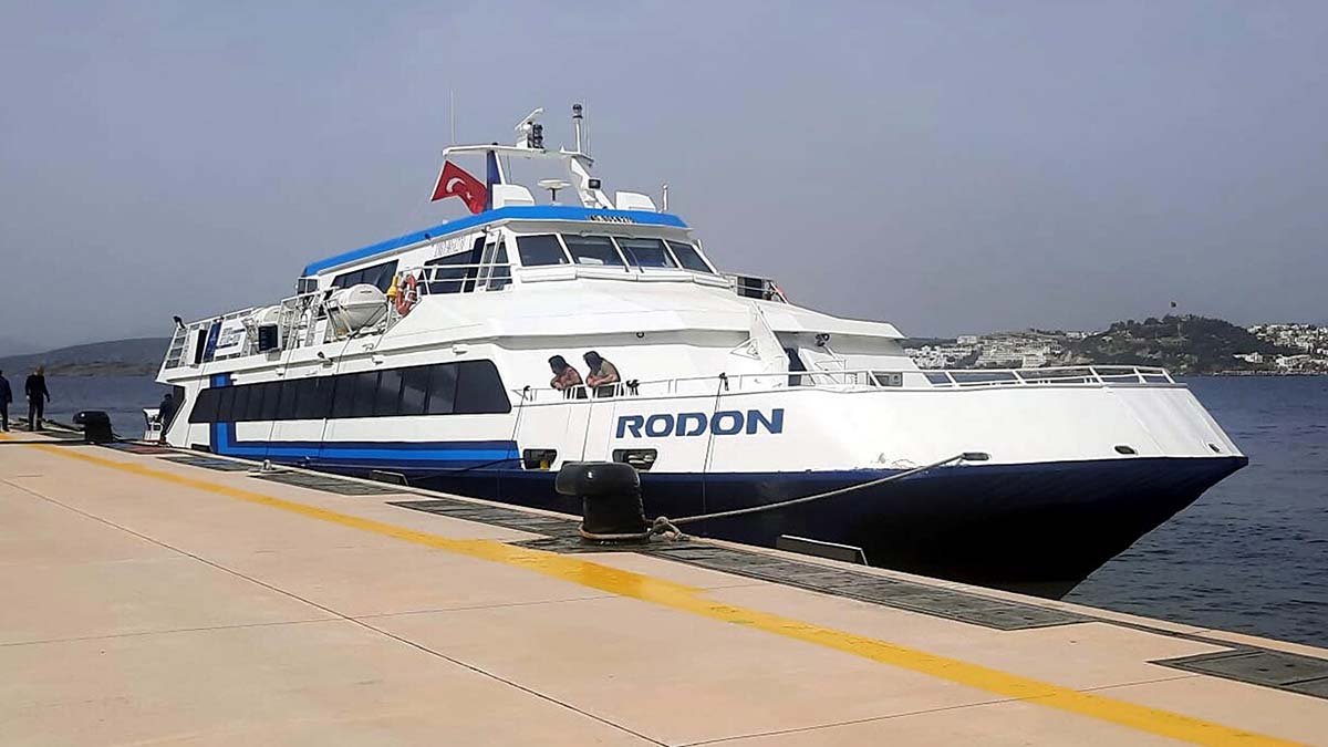 Kos-Bodrum feribot seferleri, yeniden başladı