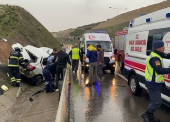 Kuzey Marmara Otoyolu'nda feci kaza