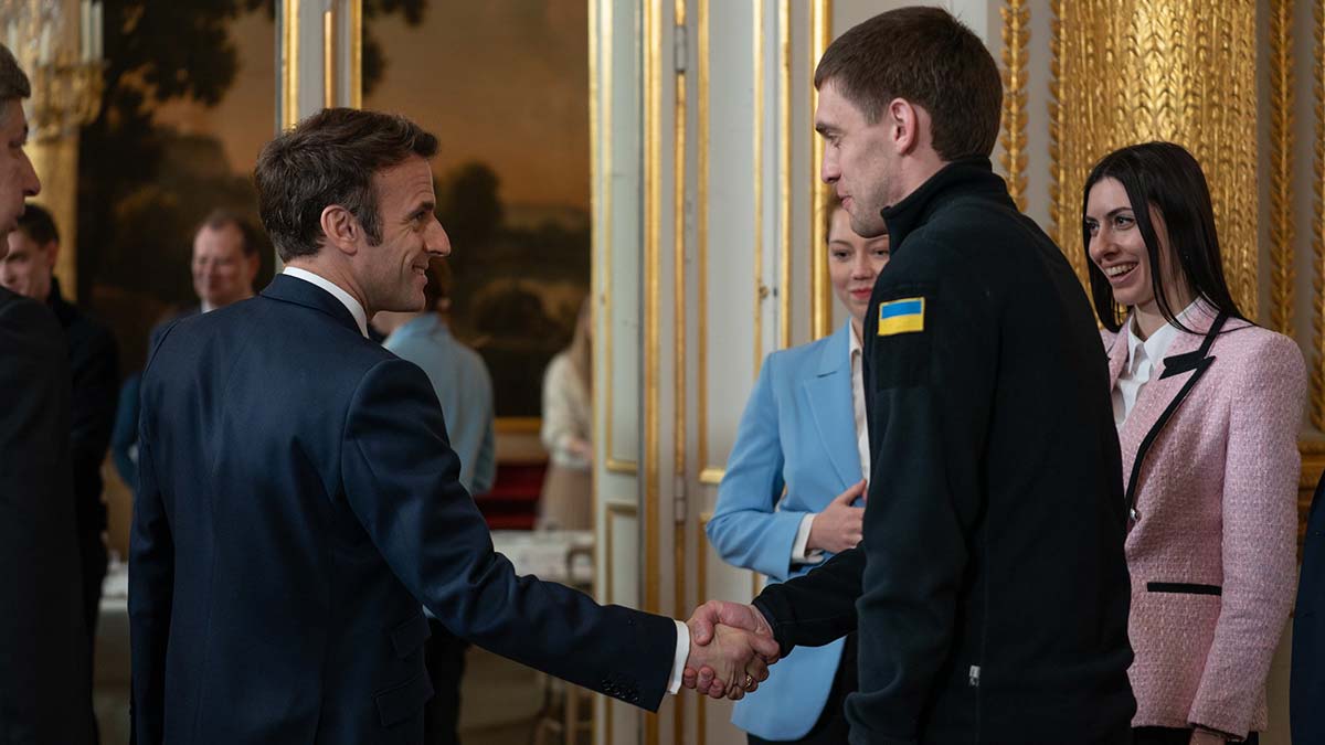 Macron, Melitopol Belediye Başkanını ağırladı