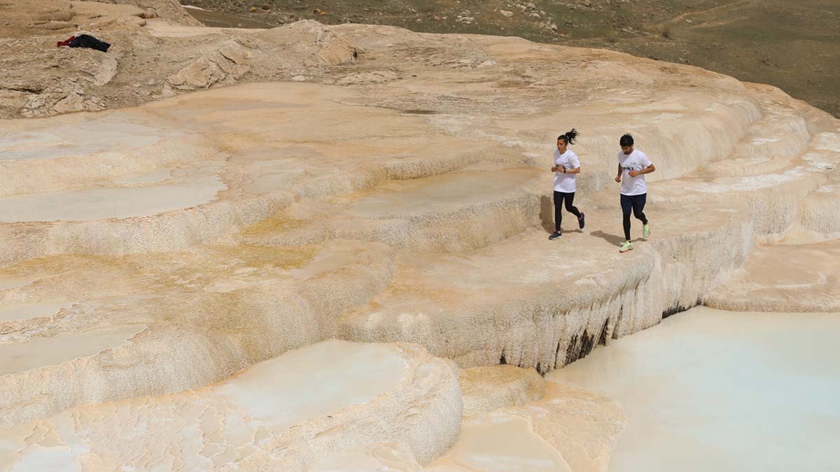 Nevin İnce, olimpiyata travertende hazırlanıyor 