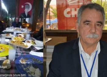 Ramazanda içki masası paylaşan partiliden istifa