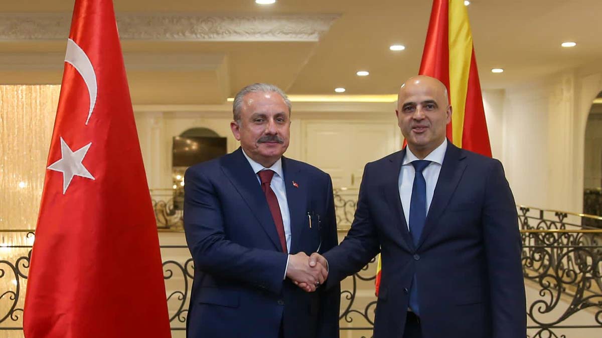 Şentop, Kuzey Makedonya Başbakanı ile görüştü