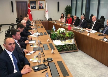 Soylu, Özbekistanlı Viktor Mahmudov ile görüştü