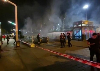 Taksim Metro İstasyonu'nda yangın