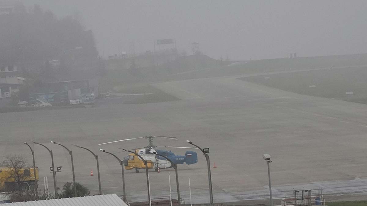 Trabzon’da uçak seferlerine 'sis' engeli