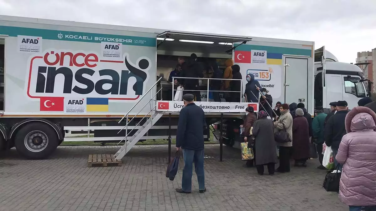 Türkiye'den ukrayna'ya 67 tir yardım gönderildi