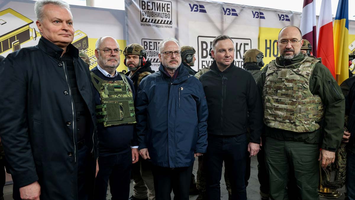 Ülke liderleri, Ukrayna Başbakanı ile görüştü