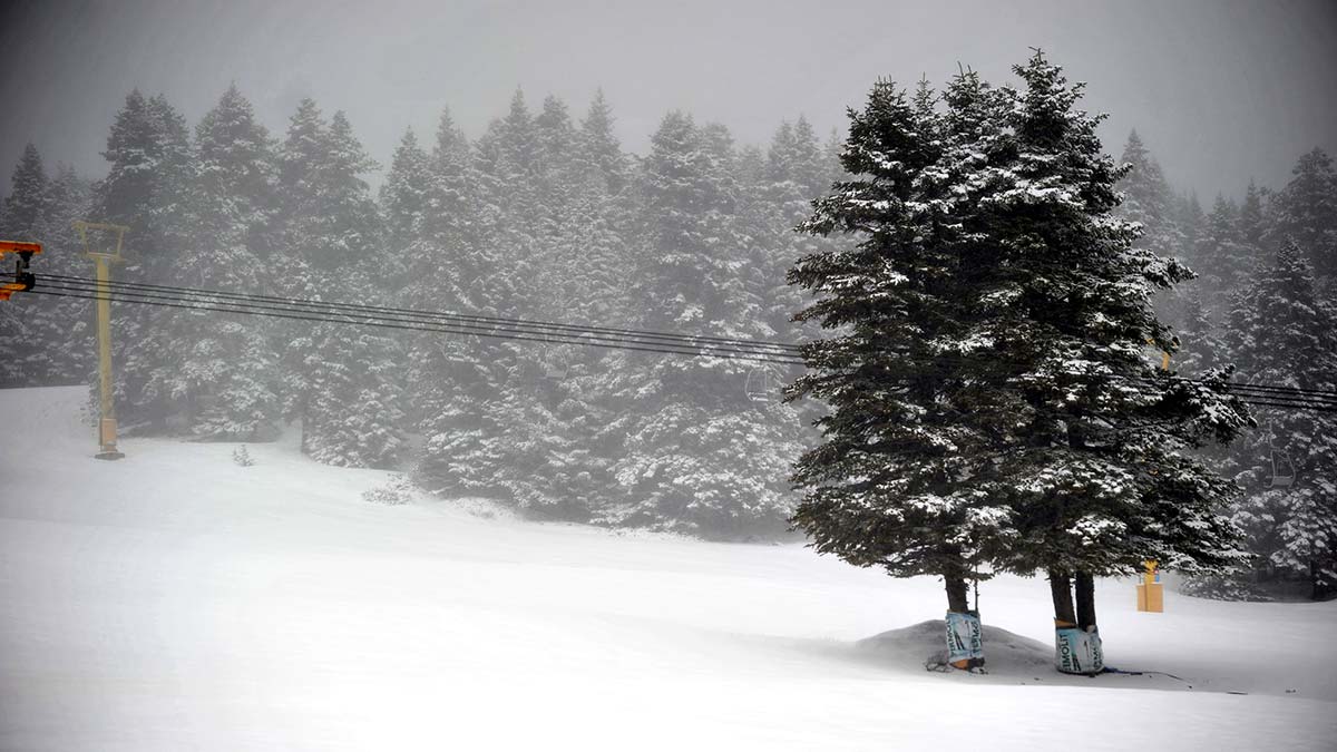 Uludağ’a nisan karı