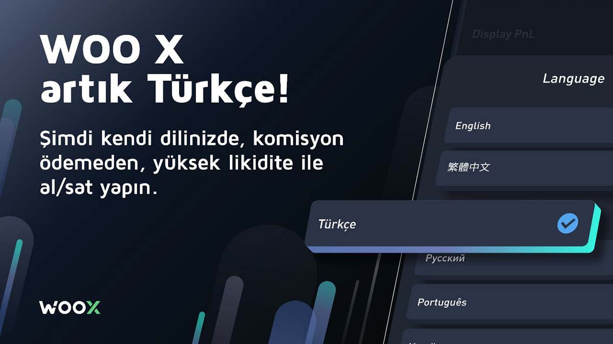 WOO X Türkçe dil desteğini kullanıma sundu