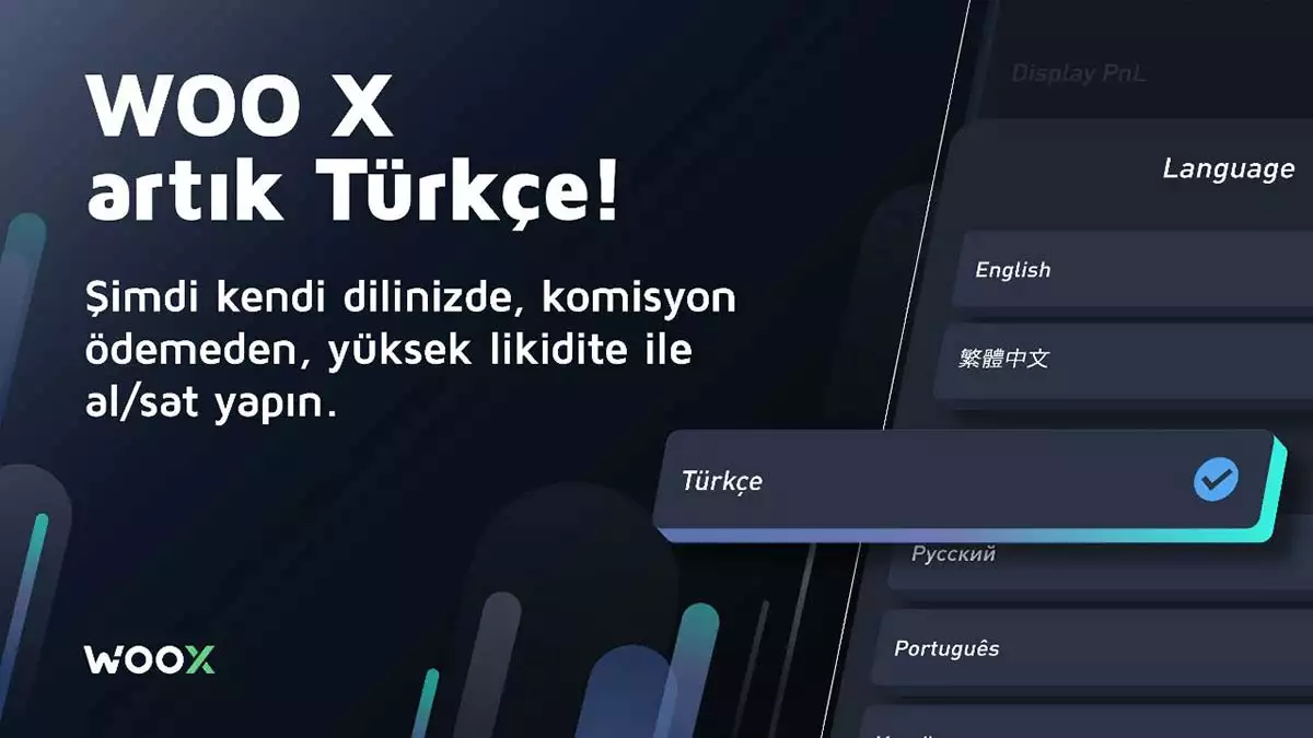 Woo x türkçe dil desteğini kullanıma sundu