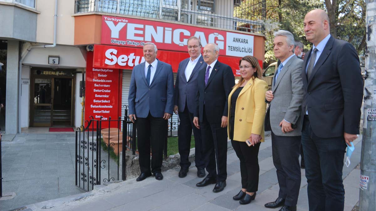 Kılıçdaroğlu Yeniçağ Gazetesi'ni ziyaret etti