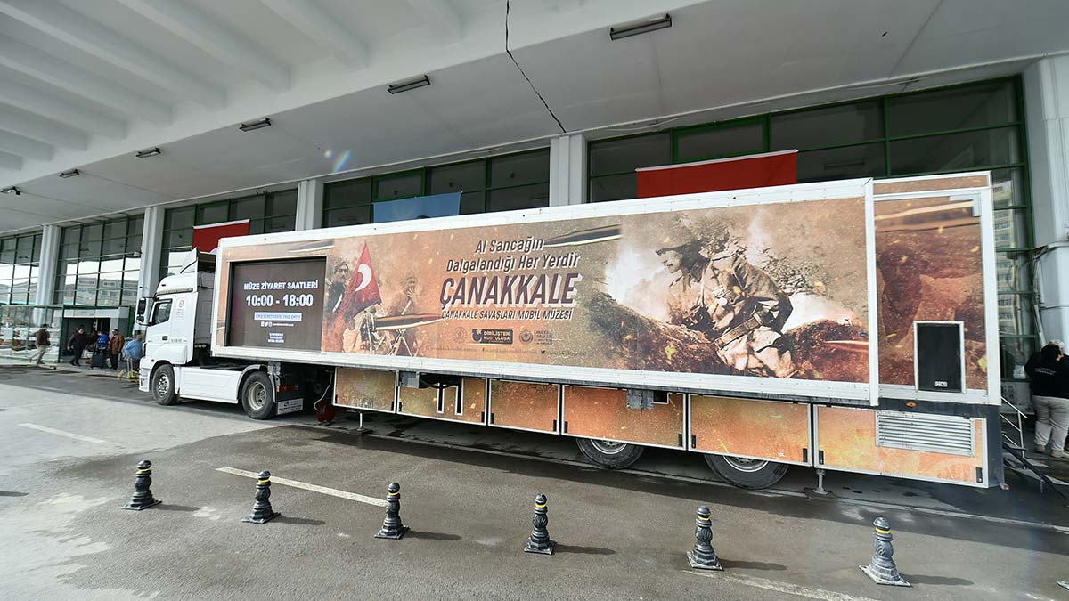 AŞTİ Çanakkale Mobil Müze tırına ev sahipliği yapıyor