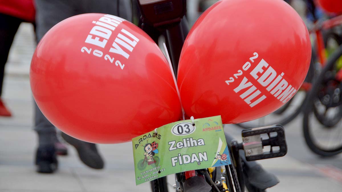 Edirne Kırmızısı için pedal çevirdiler