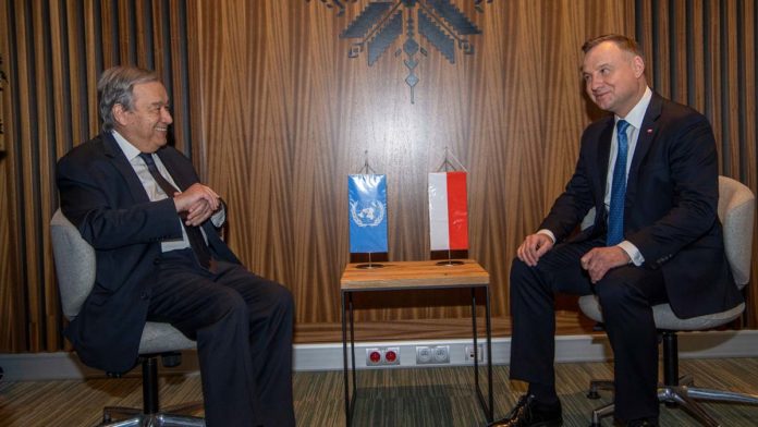 Guterres, Andrzej Duda ile bir araya geldi