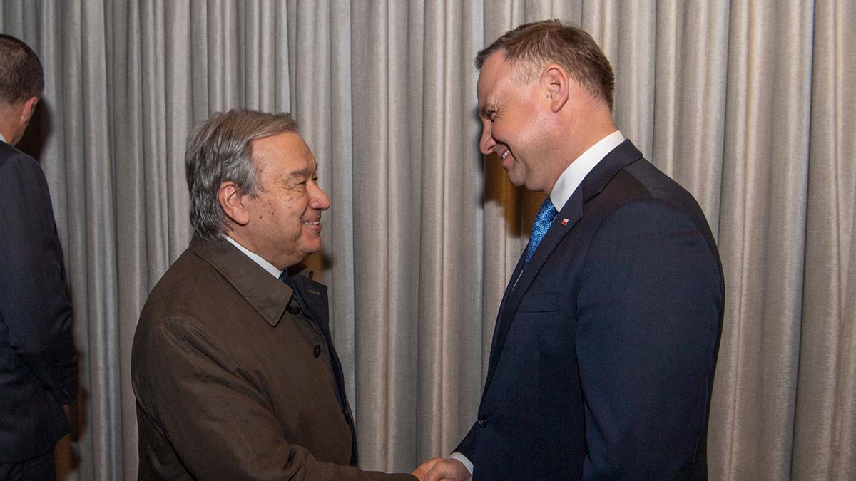 Guterres, Andrzej Duda ile bir araya geldi