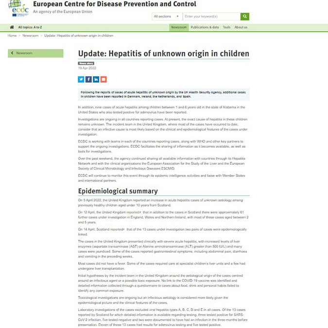 Uzmanlardan "gizemli hepatit" uyarısı