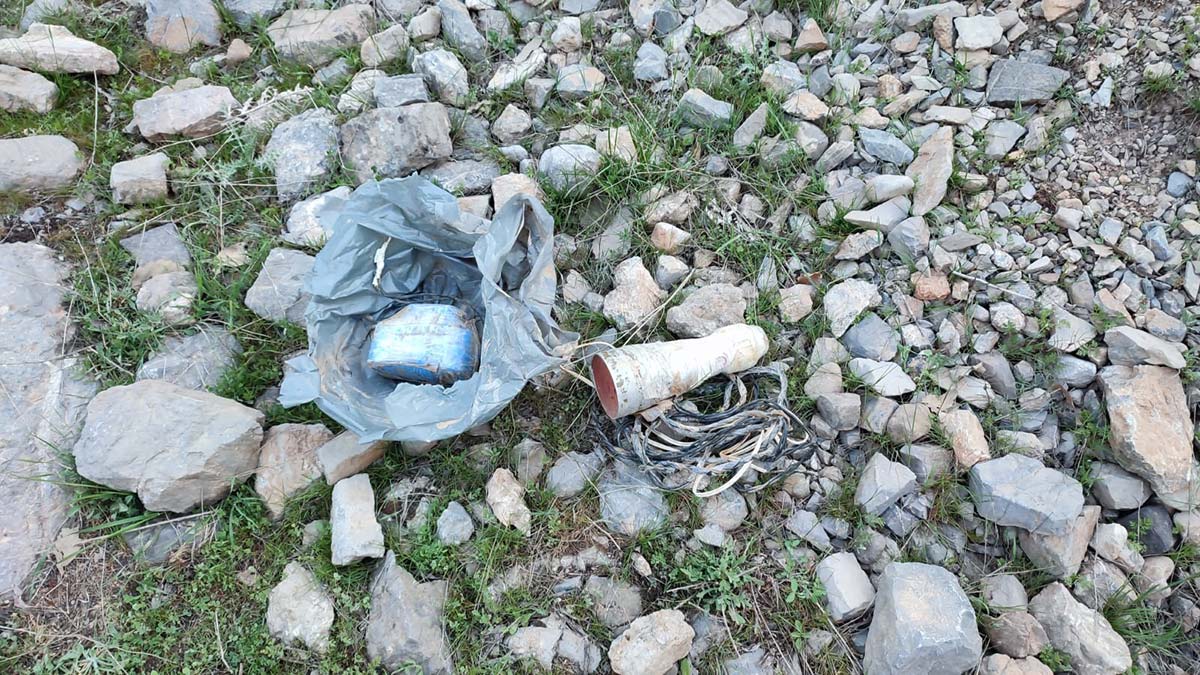 Hakkari kırsalında el yapımı patlayıcı imha edildi