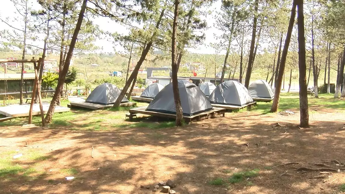 İstanbul'da çadır ve karavan kamplarına yoğun ilgi