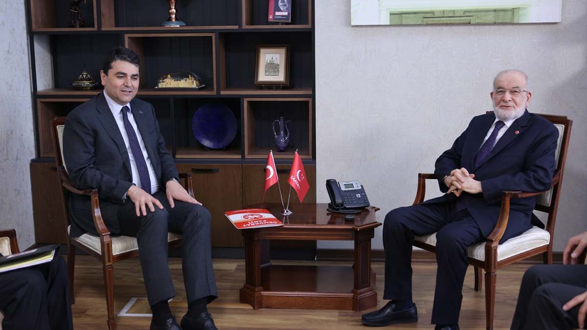 Karamollaoğlu Gültekin Uysal ile görüştü