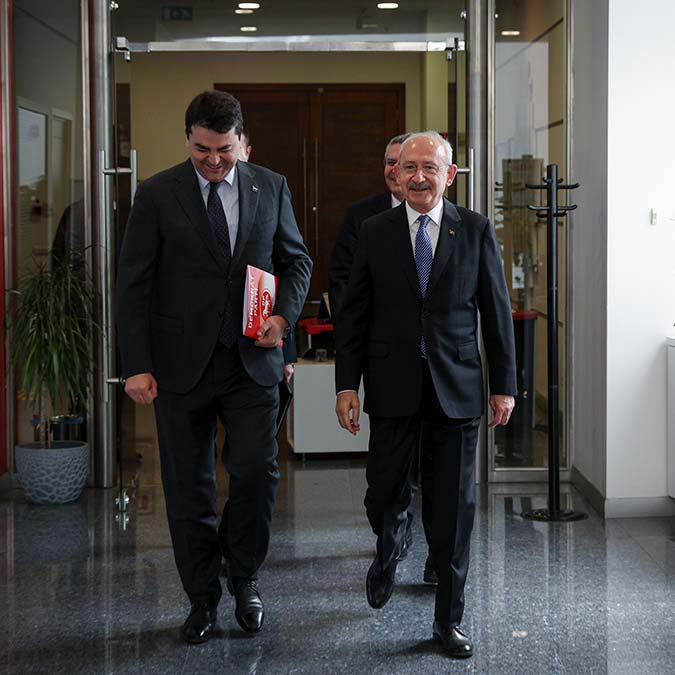 Kılıçdaroğlu Gültekin Uysal ile görüştü
