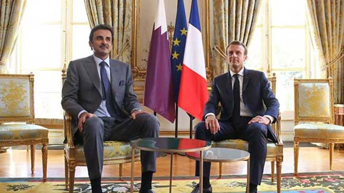 Fransa Cumhurbaşkanı Macron, Katar Emiri Temim ile görüşmesinde şunu söyler; Türkiye'ye ekonomi olarak yardımda bulunuyorsun.. “Bundan memnun değiliz!”