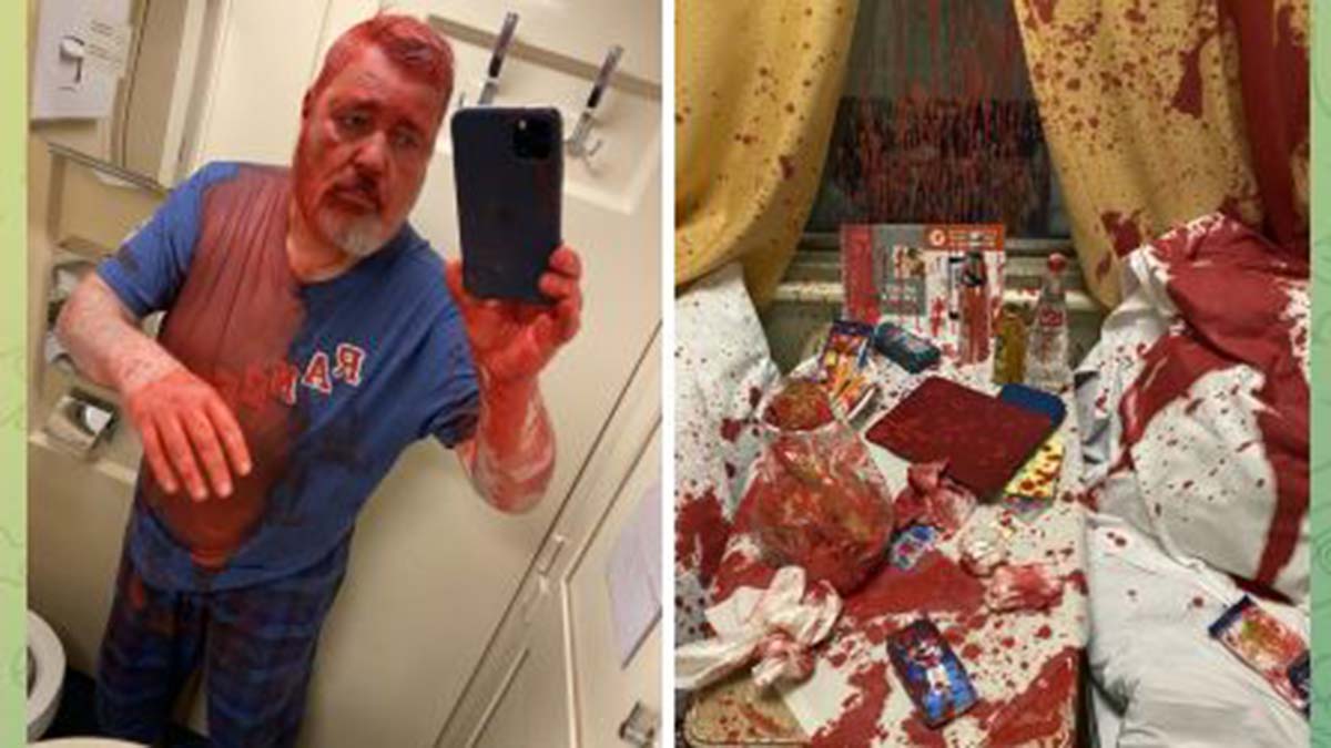 Muhalif gazete yöneticisine kırmızı boyalı saldırı