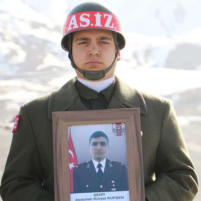 Şehit Asteğmen Abdullah Kürşat Kupşen memleketine uğurlandı